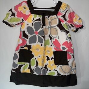 Cherokee Colorful Floral Kids Dress